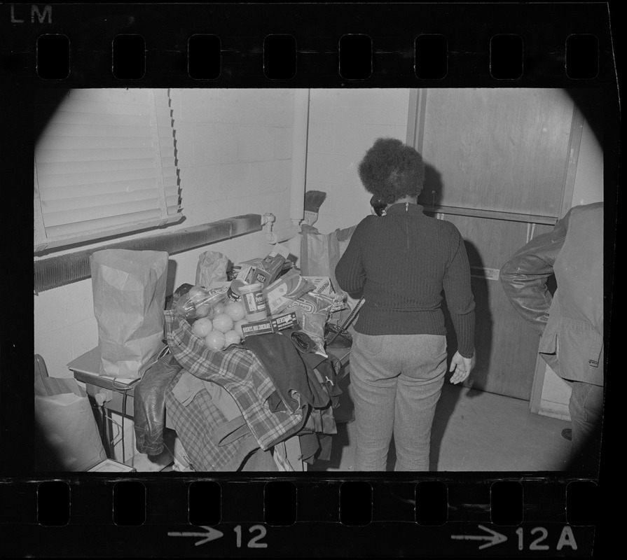 Black students at Brandeis University occupy Ford Hall during protest