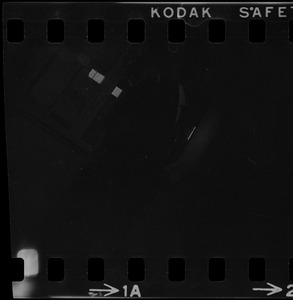Dark view of a man inside an entry