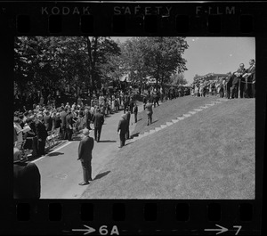 Procession during Brandeis University commencement