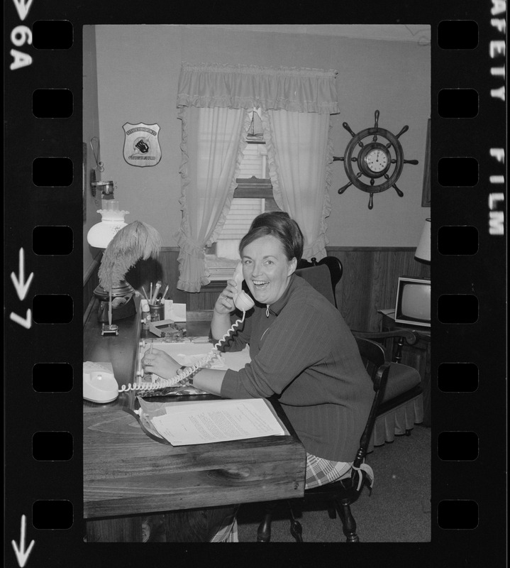 Mrs. Maureen Dunn, Vietnam POW wife at her home in Randolph