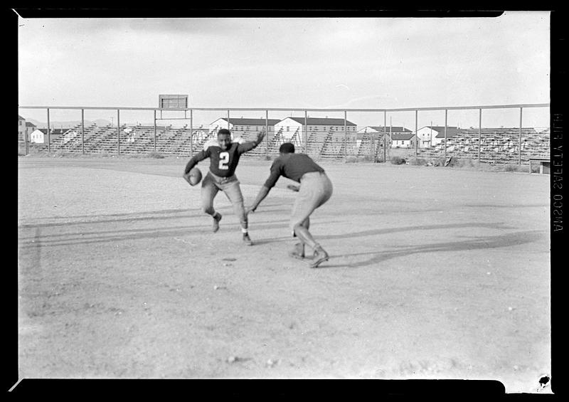 Football player 372nd Infantry