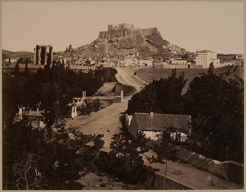 Distant view of the Acropolis