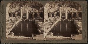 The famous fountain of Pirene near the Agora of Corinth, s. - Greece