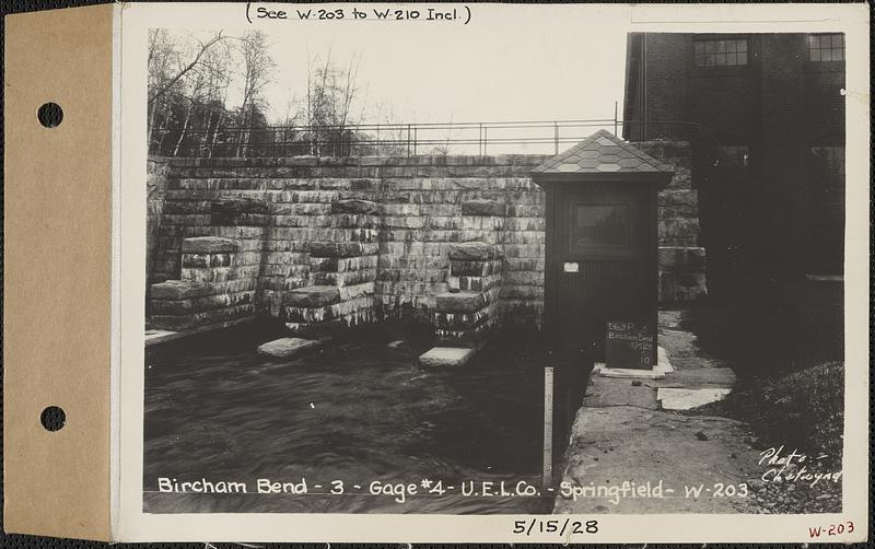 Bircham Bend, 3, Gage 4, United Electric Light Co., Springfield, Mass