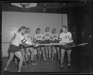 Lacrosse 1941, Donald Grant, Frederick Janes, Frank Smith, Raymond Cook, and Woodruff.