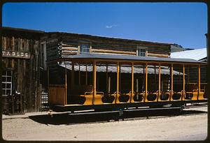 Train or streetcar, Nevada City, Montana