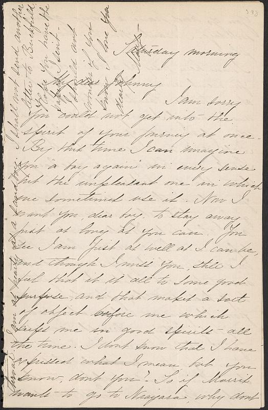 Letter from Mary W. Glover to John D. Long