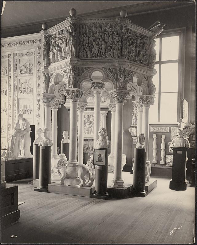 Sculpture gallery, Museum of Fine Arts, Boston Digital Commonwealth