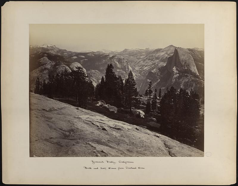 The Domes from Sentinel Dome, Yosemite (A)