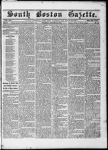 South Boston Gazette, January 25, 1851