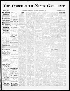 The Dorchester News Gatherer, September 11, 1875