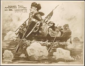 Scenes from American History no. III - Washington crossing the Delaware