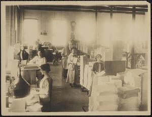 Envelope Room, Bay State Mill, 1913