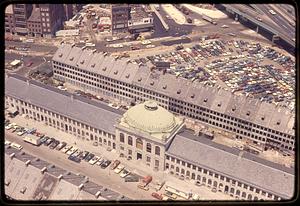 Quincy Market from the Custom House Tower Boston