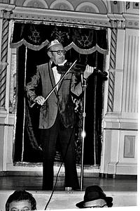 Violin player Hebrew School 1979