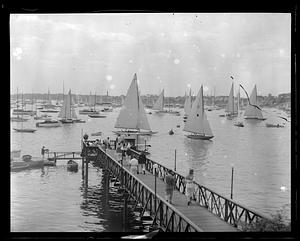 Yachts, Marblehead pier