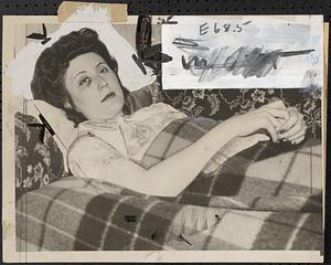 Mrs. Ruth Brown, Malden divorcee, as her home today