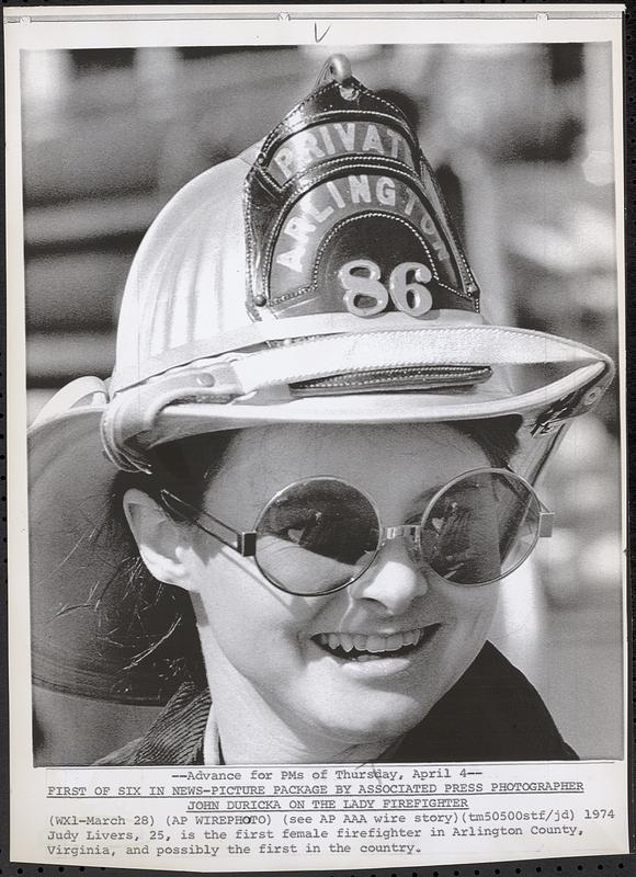 The lady firefighter