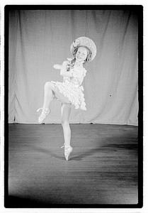 Girl ballet dancer in costume