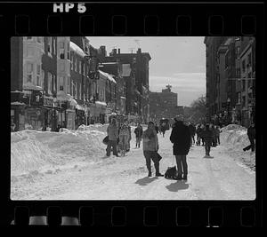 Charles Street during the Blizzard of 1978, Beacon Hill