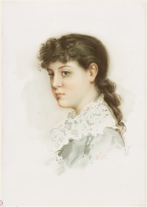 Female head no. 2 brunette