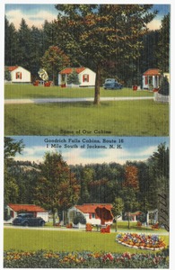 Some of our cabins, Goodrich Falls Cabins, Route 16, 1 mile south of Jackson, N.H.