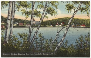 Sunapee Harbor, showing Ben Mere Inn, Lake Sunapee, N.H.
