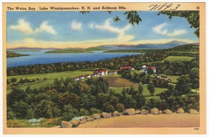 The Weirs, Lake Winnipesaukee, N.H. and Belknap Mts.