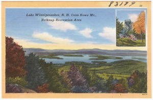 Lake Winnipesaukee, N.H. from Rowe Mt., Belknap Recreation Area