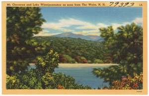 Mt. Chocorua and Lake Winnipesaukee as seen from The Weirs, N.H.