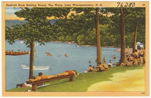Endicott Rock Bathing Beach, The Weirs, Lake Winnipesaukee, N.H.