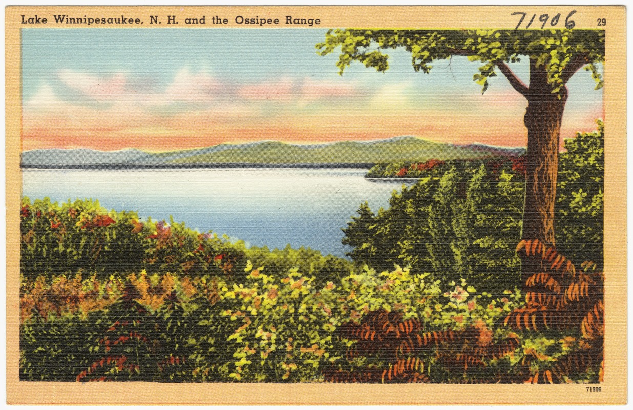 Lake Winnipesaukee, N.H. and Ossipee Range