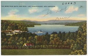 The Weirs from White Oaks Road, Lake Winnipesaukee, New Hampshire