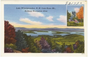 Lake Winnipesaukee, N.H. from Rowe Mt., Belknap Recreation Area