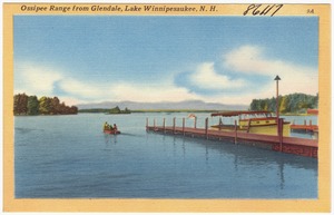 Ossipee Range from Glendale, Lake Winnipesaukee, N.H.