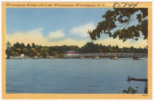Winnisquam Bridge and Lake Winnisquam, Winnisquam, N.H.