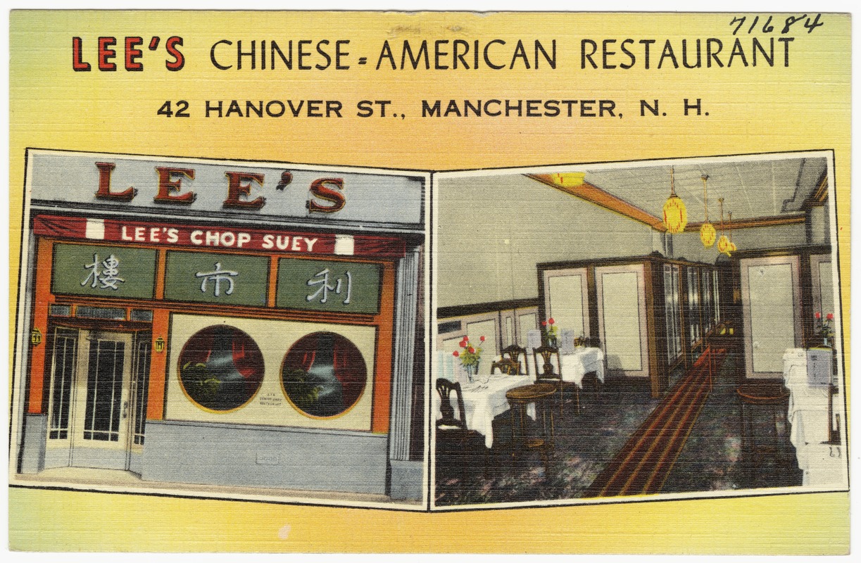 Lee's Chinese-American Restaurant, 42 Hanover St., Manchester, N.H.