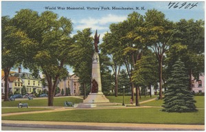 World War Memorial, Victory Park, Manchester, N.H.