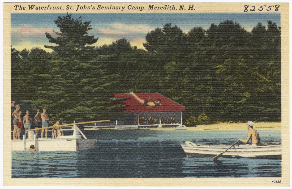 The waterfront, St. John's Seminary Camp, Meredith, N.H. Digital