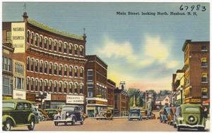 Main Street, looking north, Nashua, N.H.