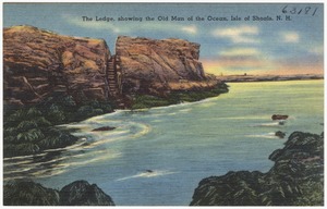 The Ledge, showing the Old Man of the Ocean, Isle of Shoals, N.H.