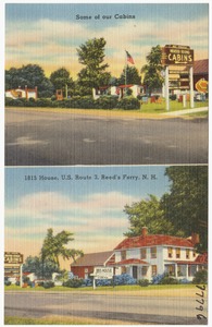Some of our Cabins. 1815 House, U.S. Route 3, Reed's Ferry, N.H.