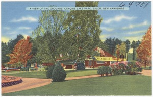 A view of the grounds, Canobie Lake Park, Salem, New Hampshire