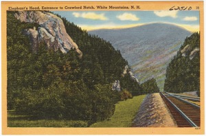 Elephant's Head, entrance to Crawford Notch, White Mountains, N.H.