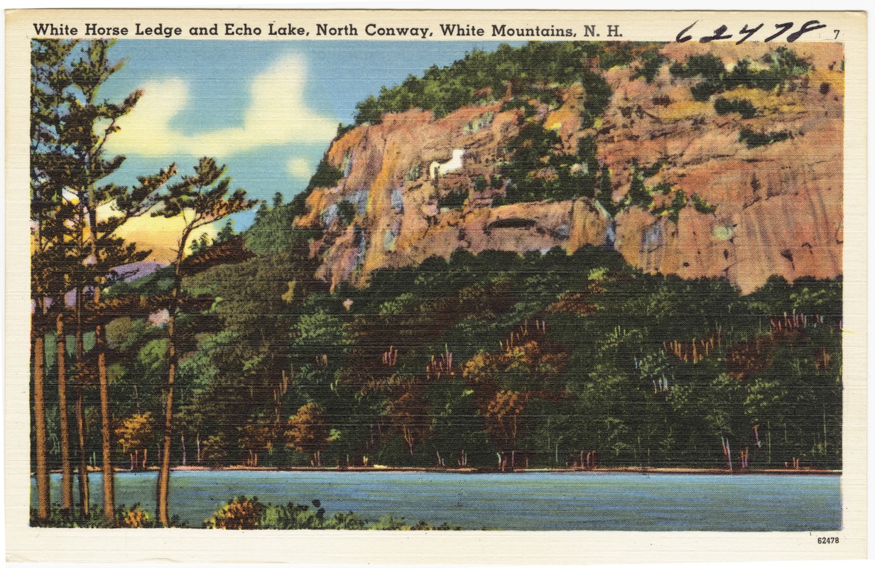 White Horse Ledge and Echo Lake, North Conway, White Mountains, N.H. Digital Commonwealth