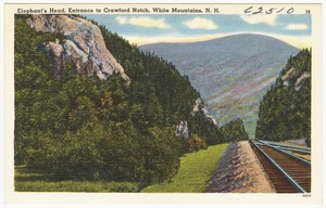 Elephant's Head, entrance to Crawford Notch, White Mountains, N.H.