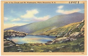 Lake of the clouds and Mt. Washington, White Mountains, N.H.