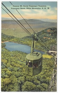 Cannon Mt. Aerial Passenger Tramway, Franconia Notch, White Mountains, N.H.