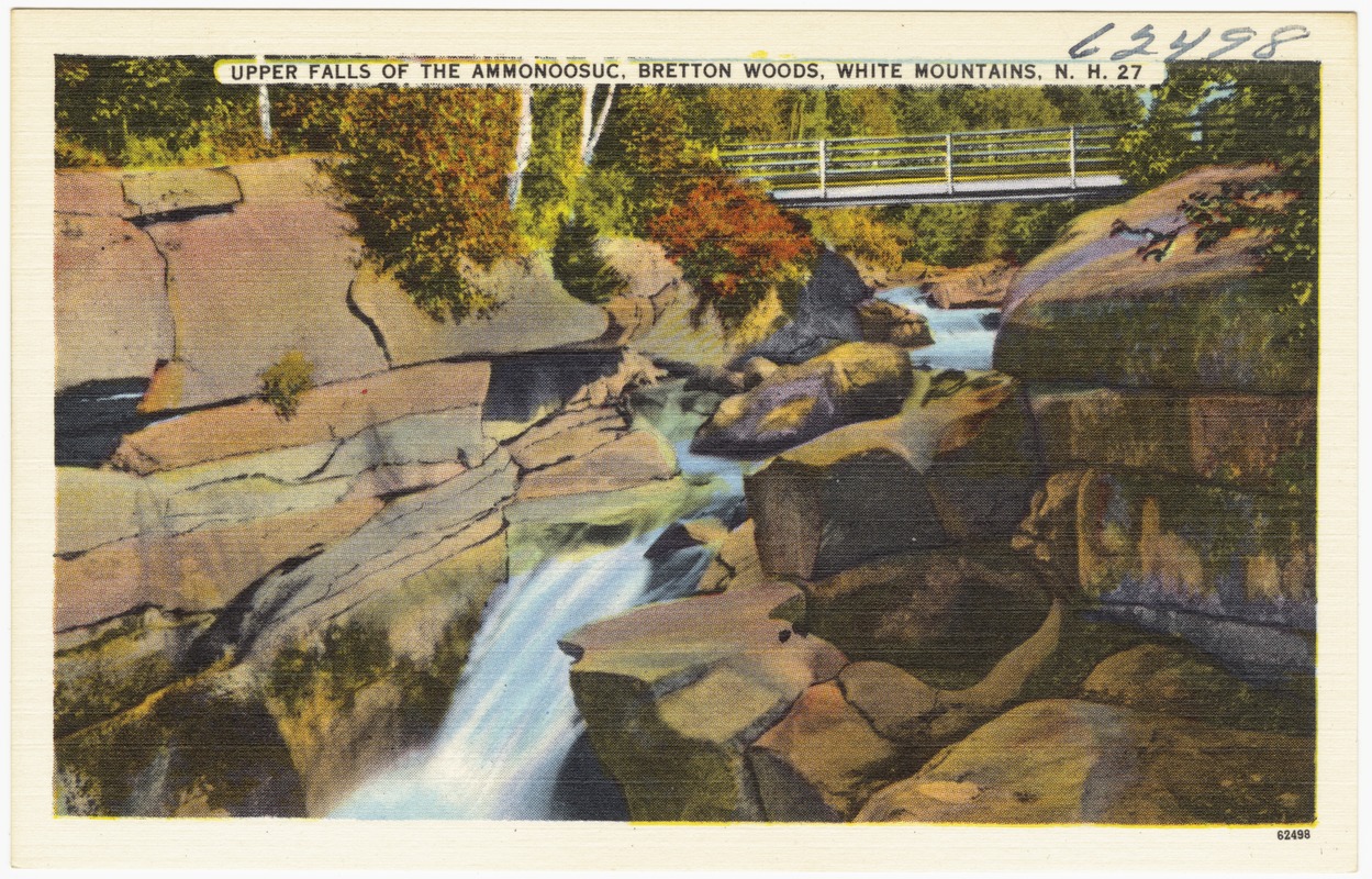 Upper Falls of the Ammonoosuc, Bretton Woods, White Mountains, N.H.