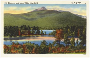 Mt. Chocorua and lake, White Mts., N.H.